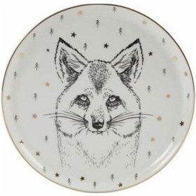 Resim Porland Forest Fox Düz Tabak 20cm 04lfh000457 