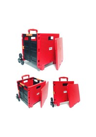 Resim Germany Style Katlanabilir Taşıma Pazar Arabası Merdiven Çıkabilen Taşıma Arabası 