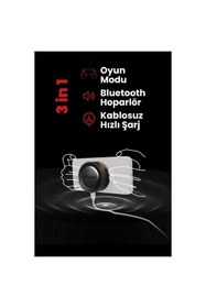 Resim Wrapsol Iphone Magsafe Kablosuz Hızlı Şarjlı Hoparlör Iphone Ile Uyumlu Fast Charge- Airsound 