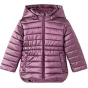 Resim Name İt Açık Mor Kız Bebek Fermuarlı Uzun Kollu Düz Mont NMFMADIA PUFFER JACKET1 