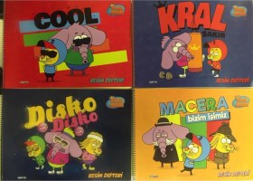 Resim Kral Şakir Sipralli Resim Defteri 25x35 15 Yaprak X4 