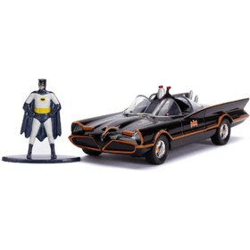 Resim Jada 1:32 Batman Batmobile Model Aracı ve Figür Classic Tv Series 