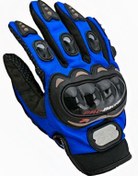 Resim SİNGLE SWORD Tam Parmak Motosiklet Eldiveni Mavi XL 
