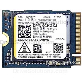 Resim SHC4200 Kioxia KEG60ZNS512G 2230 512 GB 4800 Mb/s 4000 Mb/s (Kutusuz) 