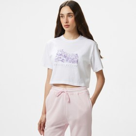 Resim Vans Bright Future Relaxed Crop Ss Çocuk Beyaz T-Shirt 