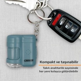 Resim Daisy Store MM-280B MICROMINI™ Cep Mikroskobu Anahtarlık, Mavi 