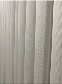 Resim 4001 Ağır Gramajlı Modern Ekru Tül Perde 1/2,5 Orta Normal Pileli Ekru 