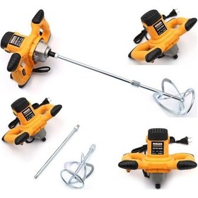 Resim Mager 2600 Watt Kademeli Devir Ayarlı Elektirikli Alçı Boya Ve Harç Karıştırıcı Mikser 