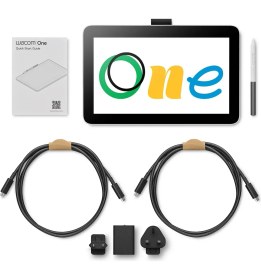 Resim Wacom One 12 inç Grafik Tablet DTC121W0B Çoklu Dokunmatik Ekran ile Yüksek Hassasiyet 