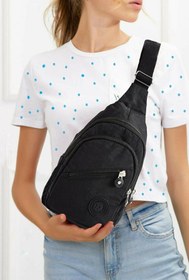 Resim Newish Polo Unisex Su Geçirmez Sırt Çapraz Askılı Bel Omuz Göğüs Ve Spor Çanta Günlük Bodybag 
