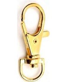 Resim 3 Cm Lüks Gold Metal Anahtarlık Klipsi - Anahtarlık Kancası - Ana 