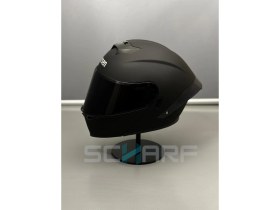 Resim Wosen WS-202 Güneş Vizörlü Matt Black Çene Açılır Motosiklet Kaskı Hafif Ve Darbeye Dayanıklı Siyah 