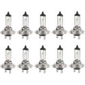 Resim Parallax 10PCS 55W H7 Halojen Ampuller Araba Sis Far Halojen Lamba Sıcak Işık Otomatik Aksesuarlar Evrensel Farlar Ampulleri (Yurt Dışından) 