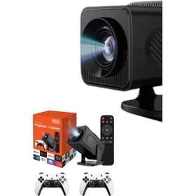 Resim Drnds Retro Video Oyunu Konsolu Android Tv El Oyun Konsolu Wıfı Taşınabilir Projeksiyon Cihazı 78928595 