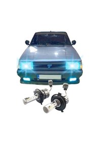 Resim Tofaş Uyumlu ŞAHİN H4 BUZ MAVİ LED OTO AMPULÜ PHOTON ZERO FANSIZ 