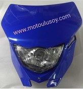 Resim MOTO ULUSOY Far & Grenajı Uyumlu Modifiye Yarasa Mavi 