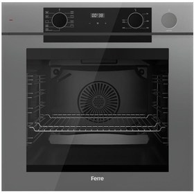 Resim Ferre Steamart-Fryart-Sılentart Serisi Gri Set (SS038 + QEP64CPR +D065-SA) - Emaye Izgara / 75 cm Oc 