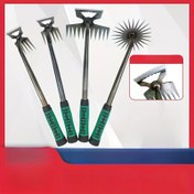 Resim 5-in-1 Çok Fonksiyonlu Bahçe El Alet Seti - Metal Yabani Ot Çekici, Kazıyıcı, Toprak Düzenleyici ve Sulama Aleti - Verimli Yabani Ot Çekme ve Toprak Döndürme için Ergonomik Tutuş - Tarım ve Ev Bahçesi İçin İdeal, Bahçe Yabani Ot Çekme Aleti | Ergonomik Bahçe Aleti | Dayanıklı Metal El Aletleri, Bahçe Alet Seti 