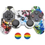 Resim Playstation 3 Için Ps3 Denetleyicisi Için Silikon Koruyucu Cilt Kapaği 2 Gökkuşağı 