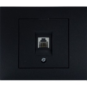 Resim Ovivo Grano Siyah Numeris Telefon Prizi Çerçeve Dahildir 