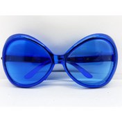 Resim Mavi Renk Yeşilçam Nostalji 80li Yıllar 90lı Yıllar Parti Gözlüğü 7x16 Cm 