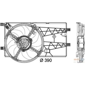 Resim KNECHT CFF180000P Fan Motoru-Davlumbaz 08- Fiorino 1.3Mjt 
