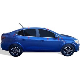 Resim Omsa Renault Taliant Krom Cam Çerçevesi 14 Parça 2021 Ve Sonrası 