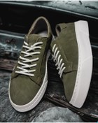 Resim crybrands Erkek Beyaz %100 Deri Esnek Taban Bağcıklı Casual Ayakkabı Sneaker 