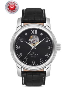 Resim Nacar SAFİR CAM KLASİK SİYAH ERKEK KOL SAATİ NC02-290023-ABL1 