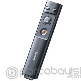 Resim Baseus Orange Dot Projeksiyon Sunum Kırmızı Lazer İşaretçili Pilli Uzaktan Kumanda Presenter 
