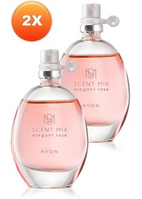 Resim AVON Scent Mix Elegant Rose Kadın Parfüm Edt 30 Ml. İkili Set 