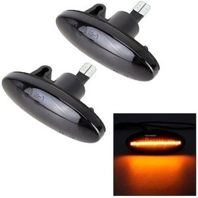 Resim Wondernest Yan W Su Sones Siyah Sinyal Nissan, Led Işıklar Işık Işığı Flaşör Dönüş Dinamik Dc12v Araba Amber Akan Adet 3 2 / Sb Siyah 