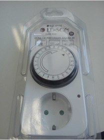 Resim Ed-Son Ed4110 Zaman Ayarlı Priz Mekanik Zaman Saati 220-240v 