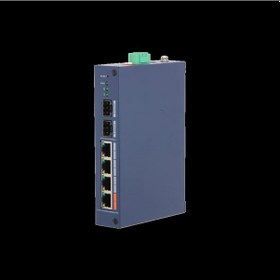 Resim Dahua Chs4206-4gt-60, 4 Port, Gigabit, Poe 60w, 2 Port Sfp, Cloud Yönetilebilir, Switch 