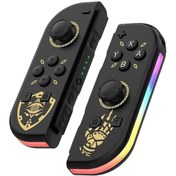 Resim Switch Oled Lite Uyumlu Rgb Işıklı Titreşimli Joy-con Zelda Tears 