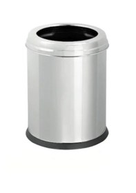 Resim 16 Lt Çemberli Çöp Kovası Metalik Gri 