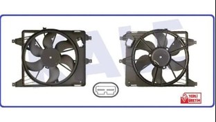Resim Renault Clio II Fan Motoru Ve Davlumbazı Komple Kale Marka 7701070217 