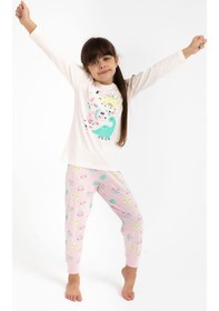 Resim Roly Poly 2793 Cute Animals Vanilya Kız Çocuk Pijama Takımı 001 