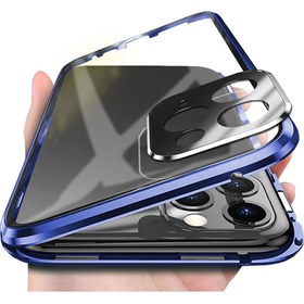 Resim Apple iPhone 11 Pro Max Için Manyetik Arkalı Önlü Tam Koruma Kamera Korumalı Temper Cam (Yurt Dışından) 