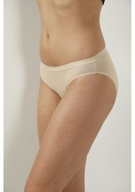 Resim Elegant Kadın Beyaz Bambu Bikini Külot 4'lü Beyaz-siyah-ten 