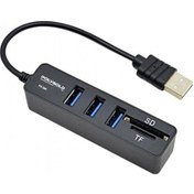 Resim Polygold Pg 289 Usb 3.0 Çoklayıcı 3 Port 1 Tb Usb Hub Sd/Tf Giriş 
