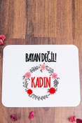 Resim Procity Bayan Değil Kadın Baskılı Mouse Pad 