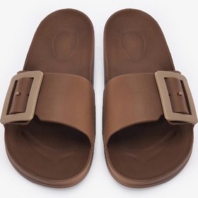 Resim Penti Big Buckle Terlik Kahverengi 