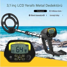 Resim Anunnaki Profesyonel Yüksek Hassasiyetli Yeraltı Su Geçirmez Metal Altın Dedektörü MD4060 