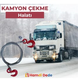 Resim Hk 3 mt Kamyon Çekme Halatı (12MM 6X19 Halat) 
