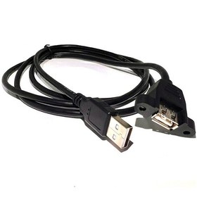 Resim Panel Tipi Dişi Erkek Vidalı 1.5 Metre Usb Kablosu Usb Panel Montaj Tip 