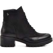 Resim Venüs Siyah Nubuk Hakiki Deri Kadın Bot Çok Renkli 