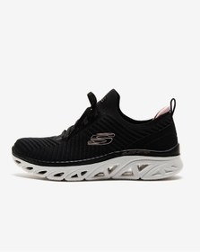 Resim Skechers Glide - Step Sport - New Hype Kadın Siyah Spor Ayakkabı 149558 Bkpk Siyah 