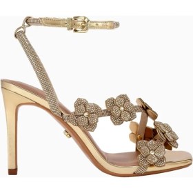 Resim Kurt Geiger Petalo 90 Crystal Taşlı Lüks Kadın Topuklu Sandalet 