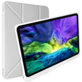Resim AQUA AKSESUAR iPad Pro 9.7 Uyumlu Kılıf Kalem Bölmeli Uyku Modlu Smart Case - Gri 